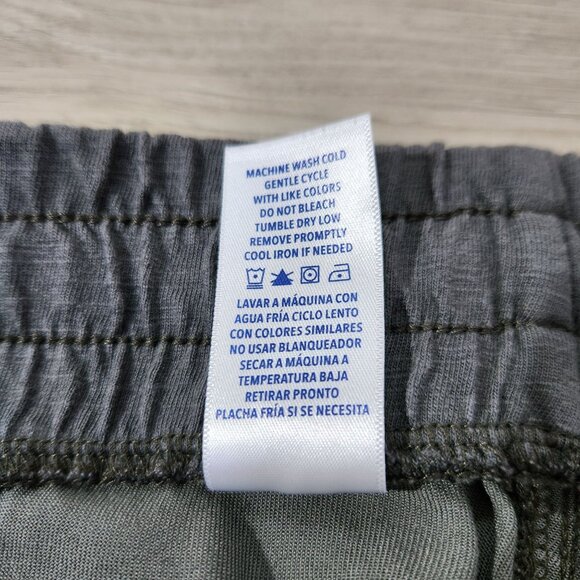 Splendid High Waisted Green Camo Joggers Pants Women's Size L - Picture 11 of 11